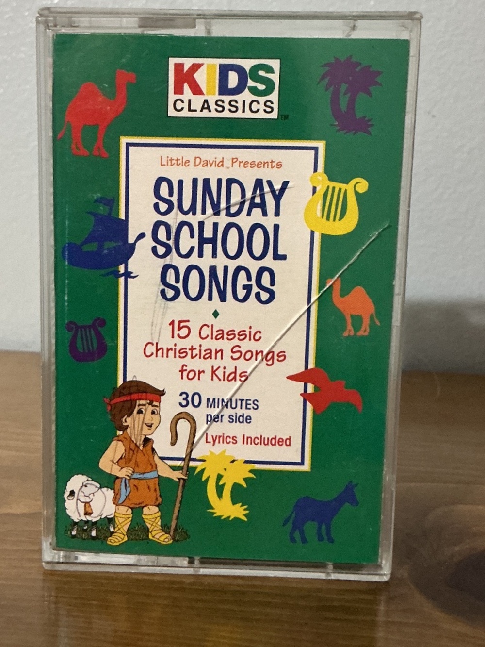 Vintage 1995 Sunday School Songs by Cedarmont Kids Cassette tape Kids Classics